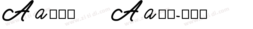 Aa金牛座   Aa字库字体转换